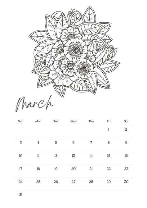 March Calendarss 100 Free Printables