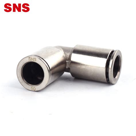 China Sns Jpv Series Push To Quick Connect L Type Pneumatic Tube Hose