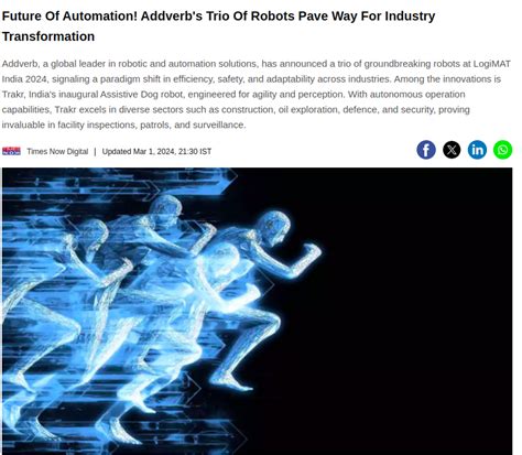 Future Of Automation Addverb S Trio Of Robots Pave Way For Industry