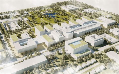 Winning Design For The New Grosshadern Lmu Clinic Campus In Munich By