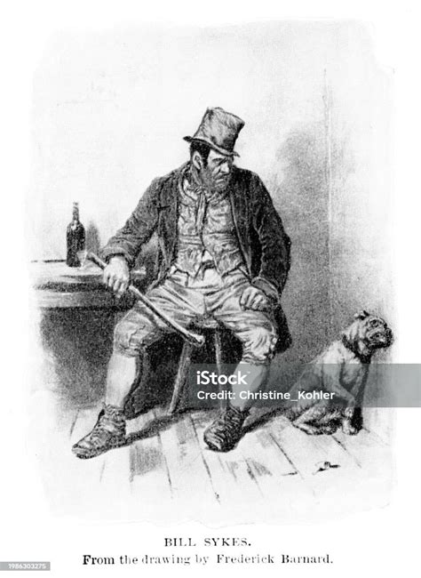 Charles Dickenss Fictional Character Bill Sikes In Oliver Twist England 19th Century British