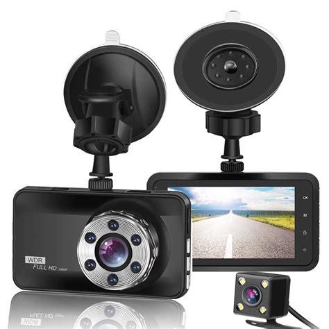 Buy ORSKEY Dash Cam Front And Rear 1080P Full HD Dual Dash Camera In