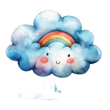 Watercolor Cute Cloud Cloud Watercolor Cloud Watercolor Png