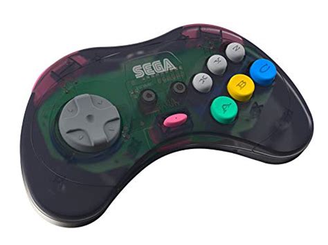 Retro Bit Official Sega Saturn 24 Ghz Wireless Controller 8 Button