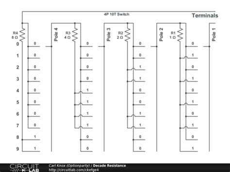 Decade Resistance Box - CircuitLab