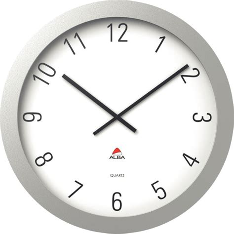 Achetez ALBA Horloge murale géante Horgiant contour ABS D60 cm Gris