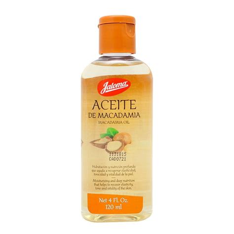 Aceite De Macadamia Jaloma 120 Ml Walmart