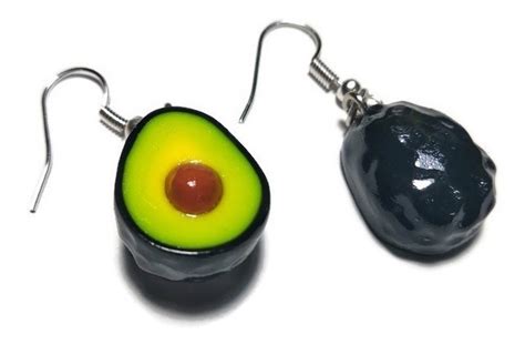 Aretes Aguacates Hecho A Mano Regalo Amor 14 Febrero Arcilla Mercado Libre