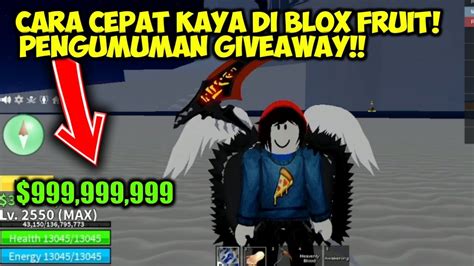 Cara Cepat Kaya Di Blox Fruit Untuk Pemula Gampang Youtube