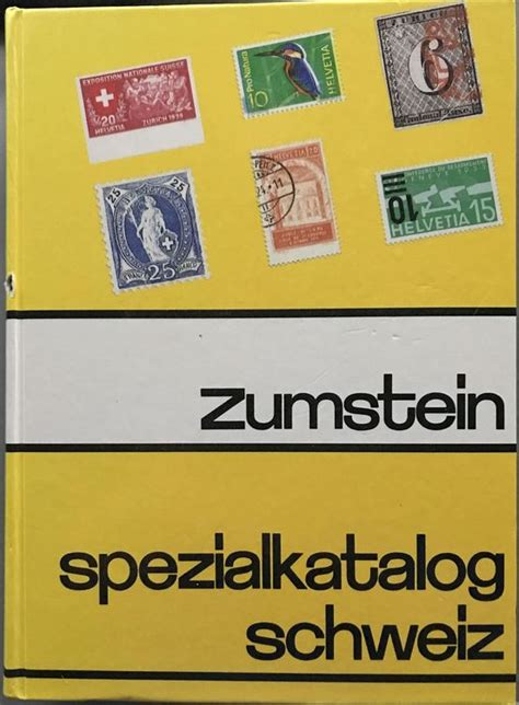 Zumstein Spezial Katalog Schweiz Kaufen Auf Ricardo