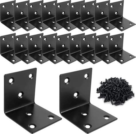 Amazon 20 PCS Corner Brace Stainless Steel L Bracket Heavy Duty