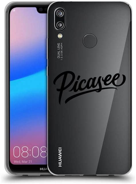 Silikonowe Prze Roczyste Etui Na Huawei P Lite Picasee Black