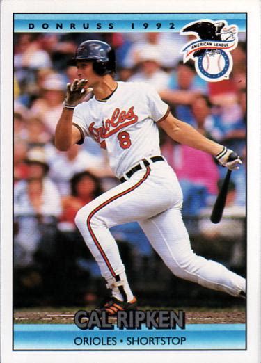 Donruss Cal Ripken Trading Card Database