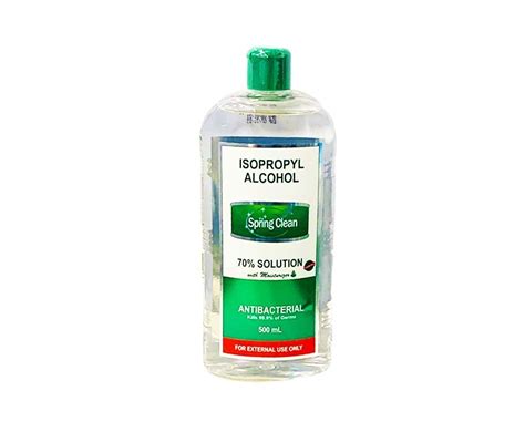 Spring Clean Isopropyl Alcohol Solution With Moisturizer Scented