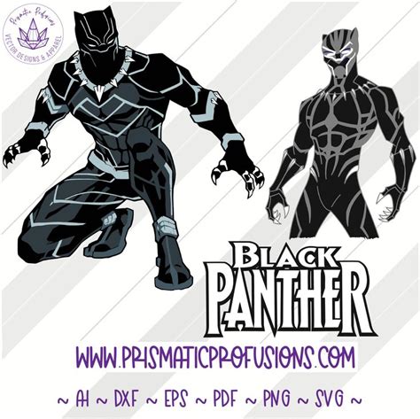 Black Panther Black Panther Svg Black Panther Clipart Black Panther