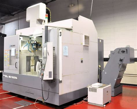 Okuma Model Mu 500va Universal Cnc 5 Axis Vertical Trunion Machining