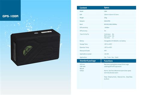 Coban GPS Tracker 108A 108b With Free APP Platform Real Time Tracking