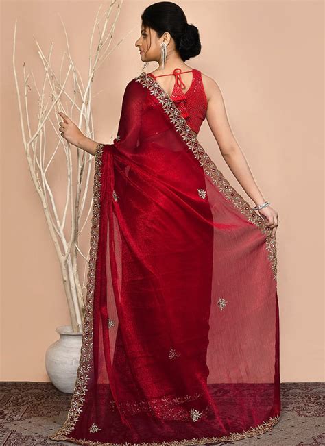 Faux Georgette Sarees Buy Faux Georgette Sarees Online