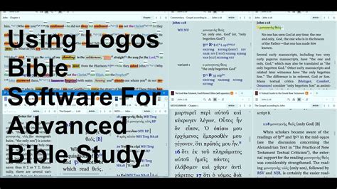 Using Logos Bible Software Link Sets And Layouts Youtube