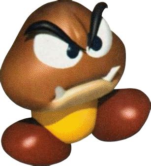 File SM64 Artwork Goomba Png Super Mario Wiki The Mario Encyclopedia