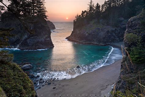 Emerald Cove Stock Image, Brookings, Oregon - Sean Bagshaw Outdoor ...