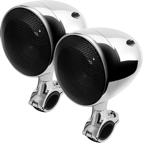 Gohawk Tn W In Waterproof Bluetooth Motorcycle Speakers And