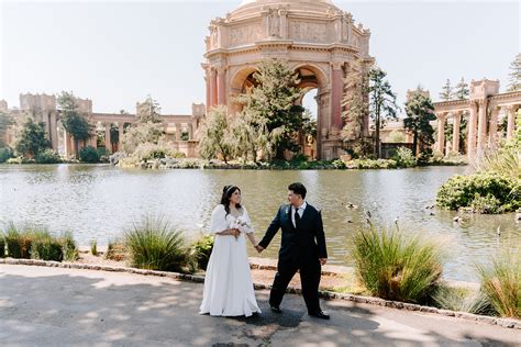 Palace Of Fine Arts San Francisco Wedding