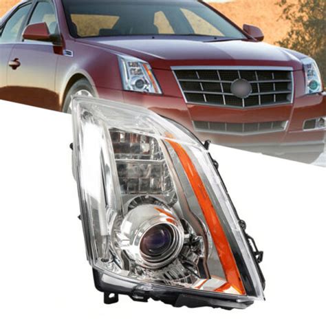 For 2008 2014 Cadillac CTS HID Xenon LED DRL Headlight Headlamp