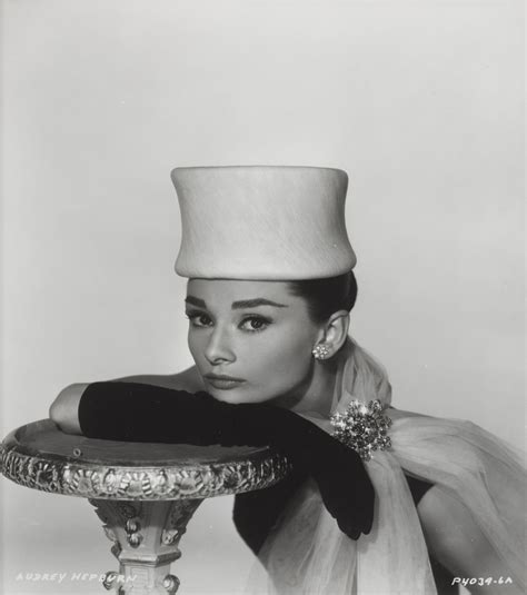 Audrey Hepburn Publicity Photograph For Couturier Hubert De Givenchy