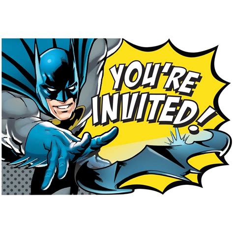 Arriba 62 Imagen Batman Invitations Abzlocal Mx