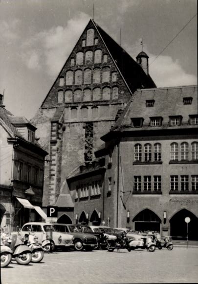 Ansichtskarte Postkarte Meißen in Sachsen Autos und akpool de