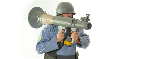 Team Fortress 2 Soldier Rocket And Launcher Costume Punished Props