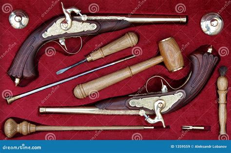 Antique Handguns Collection Royalty-Free Stock Photo | CartoonDealer.com #42412881