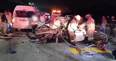 Accidente en la carretera Puerto Morelos Cancún deja dos personas