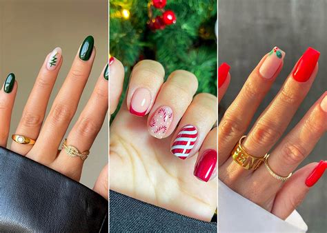 Uñas Navideñas 2025 Ideas Sencillas y Elegantes para Navidad