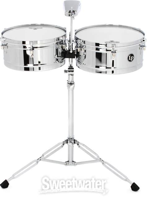 Latin Percussion Matador 14 And 15 Timbales Chrome Sweetwater