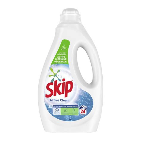 Hygiene Et Soins Sportifs Skip Active Clean Lessive Liquide L X