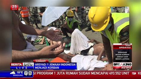 Breaking News Insiden Mina 1 Jemaah Asal Indonesia Meninggal YouTube