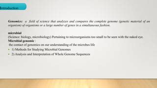 Microbial Genomes Ppt