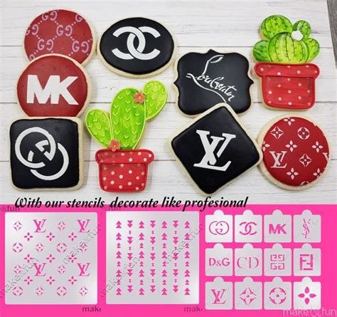 MakeandFunStencils on Instagram: “STENCILS FROM $1.9 Cake and Cookie ...