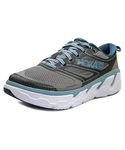 Hoka One One Hoka One One Conquest 3 Women Round Toe Synthetic Gray