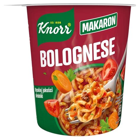 Knorr Makaron bolognese 60 g Zakupy online z dostawą do domu