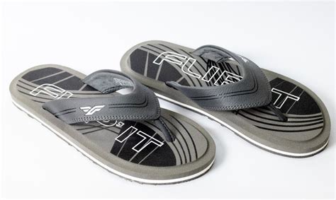 Daily Wear Flip It Croma Line Grey Men Slippers Design Pattern Modern