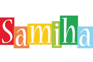 Samiha Logo | Name Logo Generator - Smoothie, Summer, Birthday, Kiddo, Colors Style