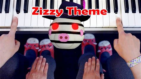 Zizzy Theme Roblox Piggy Two Fingers Easy Piano Tutorial