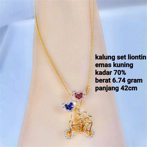 Jual Kalung Emas Kuning Kadar 70 Persen 6 74 Gram Di Lapak Toko Emas