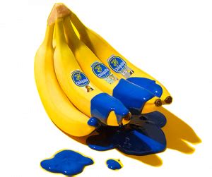 Chiquita Bananen Kunststicker Meisterwerke an Geschmack und Qualität