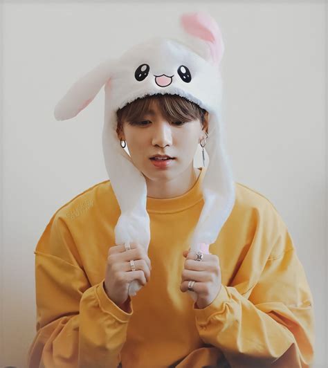 Jungkook Wallpaper Cute Bunny Bts Life Goes On Aesthetic Wallpaper