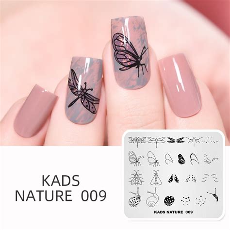 Kads Nail Placas De Estampado De U As Nail Art Grandado