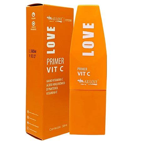 Primer Vit C Max Love Virtual Make Fornecedora De Maquiagem Atacado